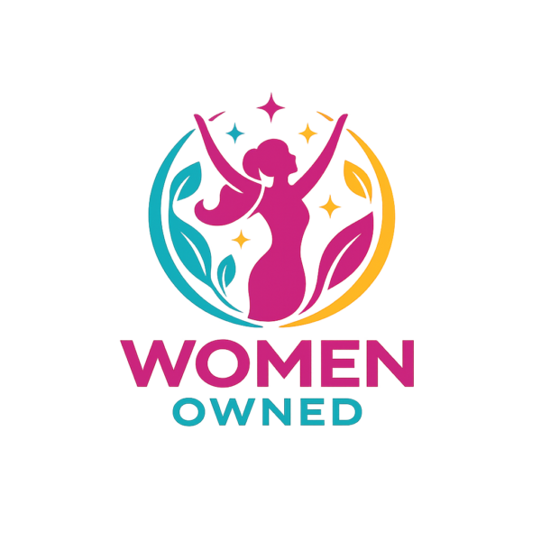 Women Owned Logo With Vibrant Colors 1 600x600