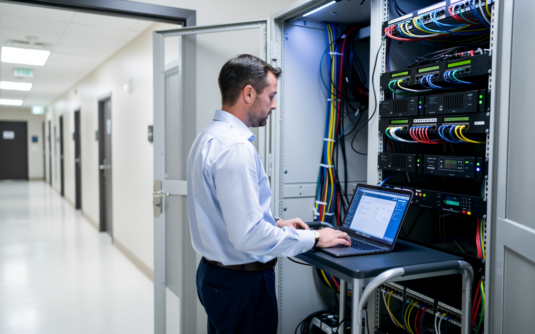 IT specialist maintaining backup systems for a Downers Grove medical office