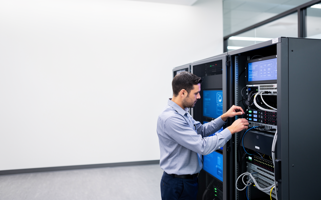 IT technician managing network infrastructure for a Naperville office