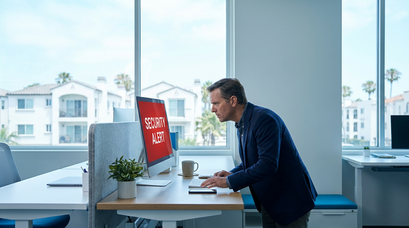 IT security consultant defending a San Diego small business against ransomware